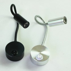 LED moderno Lâmpadas de parede - tubo flexível - 3W - preto - branco
