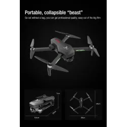 ZLRC SG906 Pro - 5G - WIFI - FPV - Câmera 4K HD - Posicionamento de fluxo óptico - Sem escova