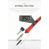 80W Ferro de solda elétrica - display LCD - temperatura ajustável - 110V / 220V