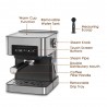 Máquina de café - espuma de leite - moedor de café - 20 Bar - 220V