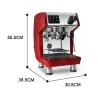 Máquina de café com espuma de leite para expresso / cappuccino - 15 Bar - 220V