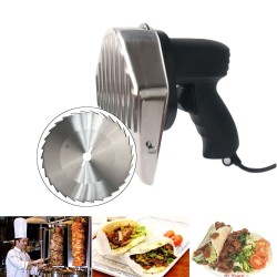 Cortador de kebab / xaarma elétrico com lâminas