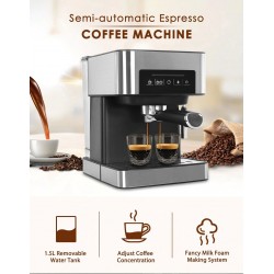 Máquina de café - espuma de leite - moedor de café - 20 Bar - 220V