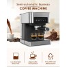 Máquina de café - espuma de leite - moedor de café - 20 Bar - 220V