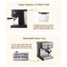 Coffee maker machine - semi-automatic - 15 BarCoffee ware