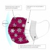 50 peças - máscara antibacteriana descartável / boca - 3 camadas - unisex - motivos de Natal