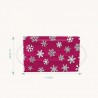 50 peças - máscara antibacteriana descartável / boca - 3 camadas - unisex - motivos de Natal