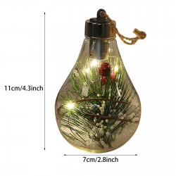 Luz de árvore de Natal - decorativo Lâmpada LED - 5 peças