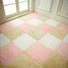 Quadrado mosaico - tapete de veludo - quebra-cabeças de espuma - tapete DIY 25 * 25 cm