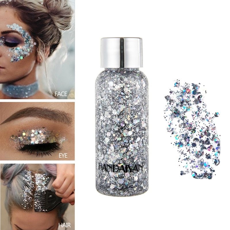glitter líquido - maquiagem gel - sombra - batom