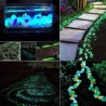 25 peças / 50 peças - brilho nas pedras de jardim escuro