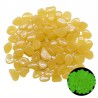 25 peças / 50 peças - brilho nas pedras de jardim escuro
