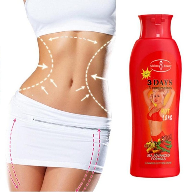 Queima de gordura - creme anti-celulite gengibre - loção de massagem emagrecimento - 200ml