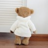 Plush teddy bear with white coat - toyCuddly toys