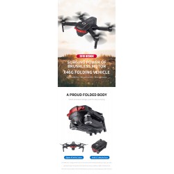 X46G-4K - 5g - wifi - fpv - gps - 4k wide angle dual camera - brushless - foldableDrones
