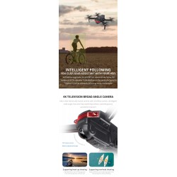 X46G-4K - 5g - wifi - fpv - gps - 4k wide angle dual camera - brushless - foldableDrones