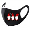 8 peças - máscaras protetoras face / boca - lavável - impressão de Natal