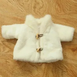Plush ursinho com casaco branco - brinquedo
