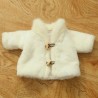 Plush teddy bear with white coat - toyCuddly toys