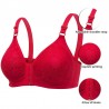 Sutiã push-up sexy - plus size - fechamento frontal - sem fio - sem costura