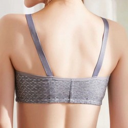 Sutiã push-up sexy - plus size - fechamento frontal - sem fio - sem costura