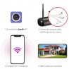 5 MP - 1920P HD - câmera de segurança sem fio - áudio de duas vias - WiFi - suporte Onvif - impermeável