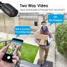 5 MP - 1920P HD - câmera de segurança sem fio - áudio de duas vias - WiFi - suporte Onvif - impermeável