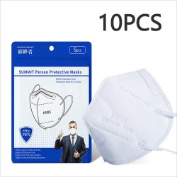 KN95 - máscaras antibacterianas face / boca - 5-camada - reutilizável - 10 - 20 - 50 - 100 peças