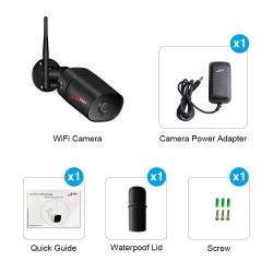 5 MP - 1920P HD - câmera de segurança sem fio - áudio de duas vias - WiFi - suporte Onvif - impermeável