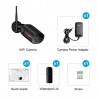 5 MP - 1920P HD - câmera de segurança sem fio - áudio de duas vias - WiFi - suporte Onvif - impermeável