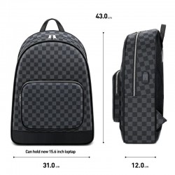 Polo mochila - projeto plaid - porta de carregamento USB - impermeável