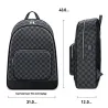 Polo backpack - plaid design - USB charging port - waterproofBags