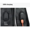 Polo backpack - plaid design - USB charging port - waterproofBags