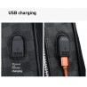 Polo mochila - projeto plaid - porta de carregamento USB - impermeável