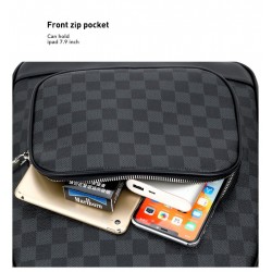 Polo mochila - projeto plaid - porta de carregamento USB - impermeável