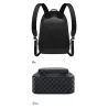 Polo backpack - plaid design - USB charging port - waterproofBags