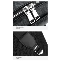 Polo backpack - plaid design - USB charging port - waterproofBags
