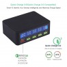 USB - 40W - carregador rápido 3.0 - display Led - estação de carregamento de 5 portas