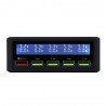 USB - 40W - carregador rápido 3.0 - display Led - estação de carregamento de 5 portas