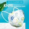 KN95 - máscaras protetoras antibacterianas face / boca - 4-camada - válvula de ar - reutilizável - 10 - 20 - 50 - 100 peças