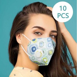 KN95 - máscaras protetoras antibacterianas face / boca - 4-camada - válvula de ar - reutilizável - 10 - 20 - 50 - 100 peças