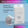Descartável - máscaras civis - antivírus - kn95 - 5 máscaras de camada