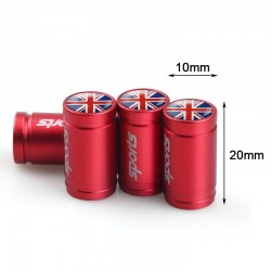 4Pcs - bandeira nacional uk - tampas da válvula