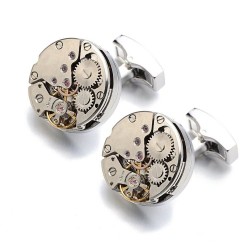 Equipamentos Steampunk - ligações de punho - ouro - platina
