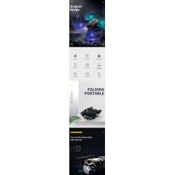 JDRC JD-20S JD20S - WiFi - FPV - Foldable - HD Camera - 0.3MP - Três Baterias