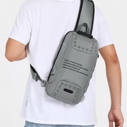 Crossbody bags - anti-roubo - saco mensageiro - carregamento usb - repelente de água