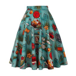 Vintage - retro - 50s - saias florais tropicais