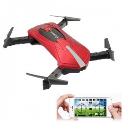 Cada um E52 - WiFi - FPV - Selfie Drone - Dobrável - 0.3MP - Vermelho - RTF