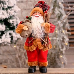 Decoração de Natal - Papai Noel - mini boneca de pano