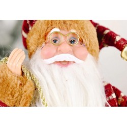 Decoração de Natal - Papai Noel - mini boneca de pano